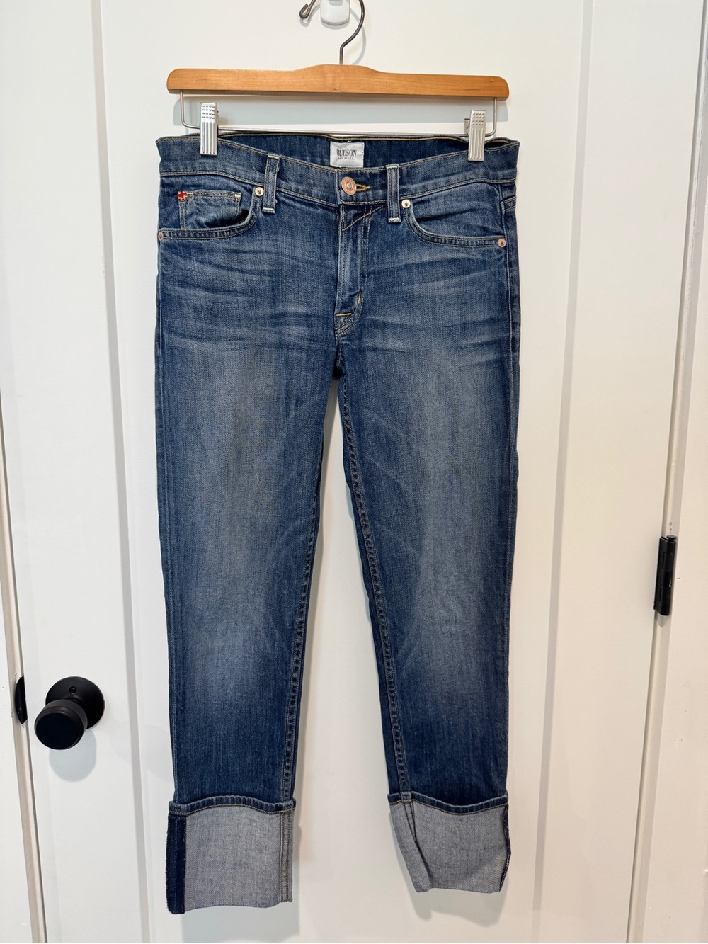 Hudson Jeans Women's Muse Crop with 5” cuff